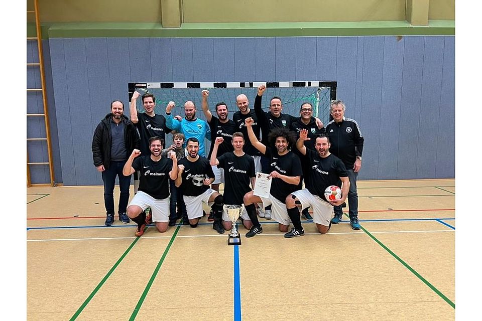 Ü35-Futsal-Kreismeister 2024: FC Starkenburgia Heppenheim.	Foto: Thorsten Göck