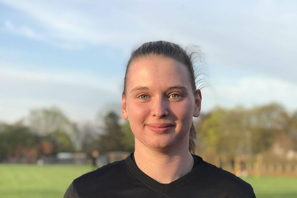 Holte mit der SpVgg Markt Schwabener Au einen Punkt gegen den Tabellenführer Hohenbrunn: Rebecca Eberherr. Holte mit der SpVgg Markt Schwabener Au einen Punkt gegen den Tabellenführer Hohenbrunn: Rebecca Eberherr.