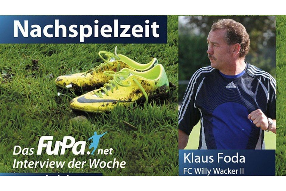 In dieser Woche bei "Nachspielzeit": Klaus Foda, Trainer von FC Willy Wacker II.