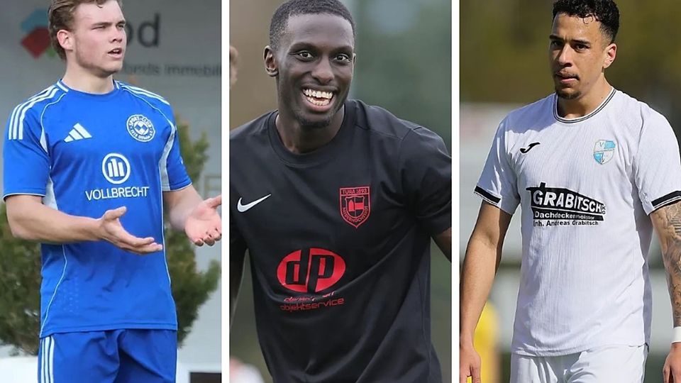 Der SC Offheim (links), TuRa Niederhöchstadt (Mitte) und der VfB Unterliederbach (rechts) liefern sich einen Dreikampf um den Aufstieg in die Verbandsliga.