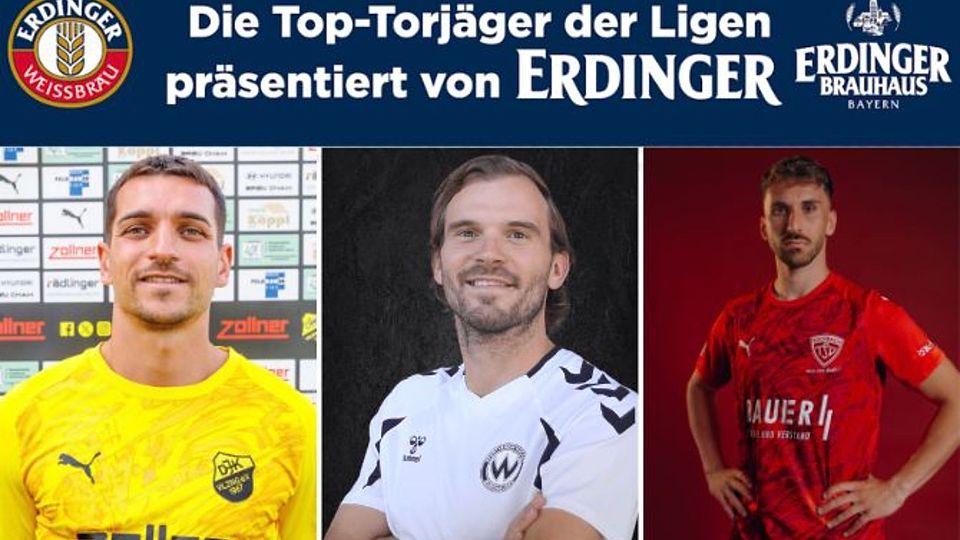 Die Toptorjäger der Regionalliga Bayern. 