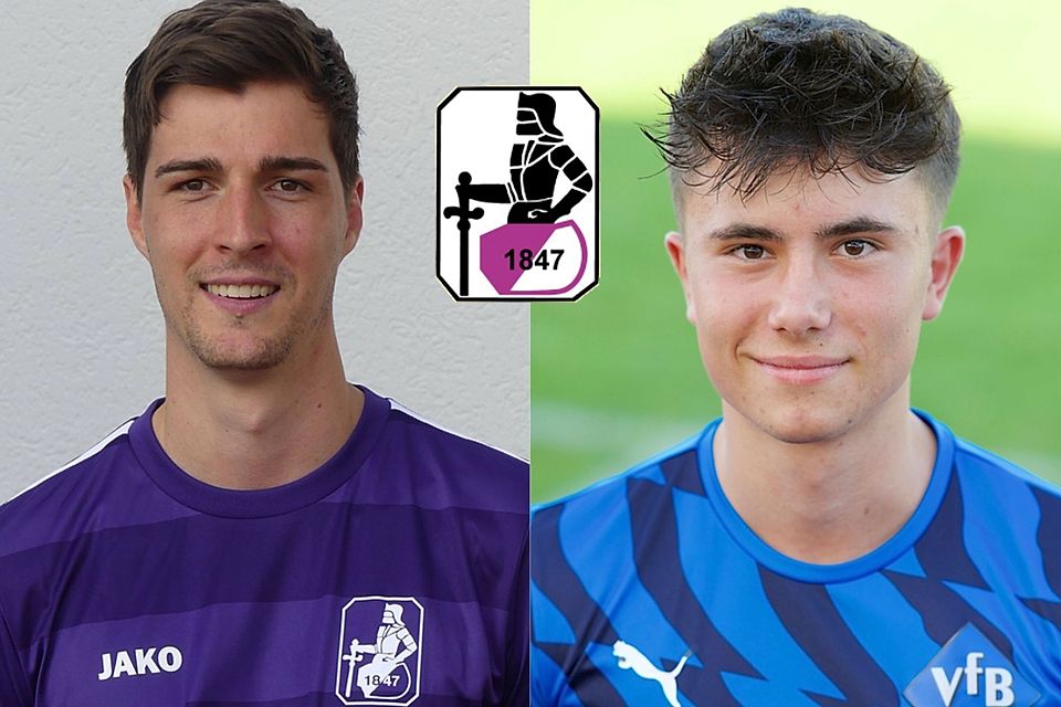 Benedikt Krug (li.) hat seinen Vertrag verlängert, im Sommer stößt dann Simon Rauscher (re.) zum TSV Schwaben Augsburg.