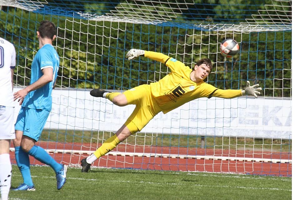 Auch auf ihn wird es im Spiel der Spiele ankommen: Eintracht-Keeper Dario Schmucker. Auch auf ihn wird es im Spiel der Spiele ankommen: Eintracht-Keeper Dario Schmucker.