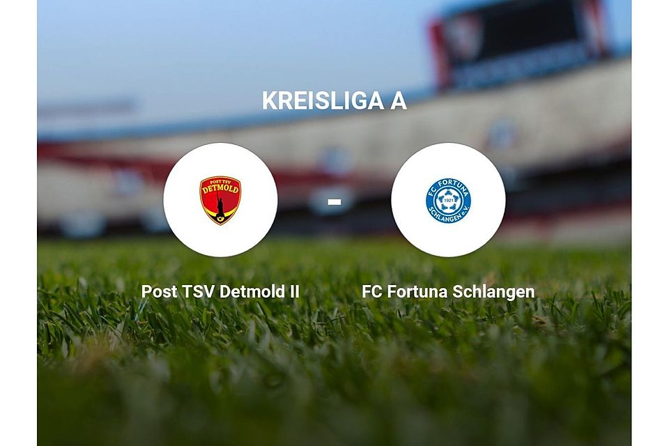 Post TSV Detmold II gegen FC Fortuna Schlangen