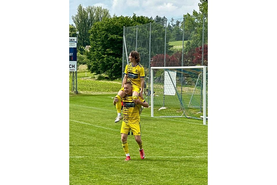 4er Pack in Glück - Gossau feiert Riley Christen.