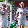 Schießt Enzo Wirtz (l.) Fortuna Köln in die 3. Liga?