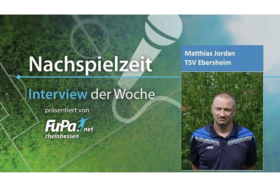 Heutiger Gast unserer wöchentlichen Rubrik "Interview der Woche": Matthias Jordan, Trainer des TSV Ebersheim   F:Ig0rZh – stock.adobe/TSV Ebersheim