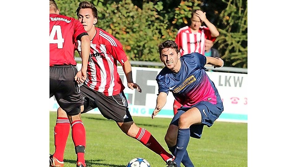 Die hohe Niederlage der DJK Arnschwang bei der SpVgg Hainsacker im Comeback-Spiel von Andreas Brunner war das, was dem Heimkehrer wohl noch am wenigstens wehtat.  Foto: fupa.net/oberpfalz