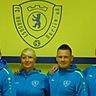 v.l. Gisbert Schulz, Katrin Müller, Stephan Hinz und Jean Berger bilden das neue Trainer- und Betreuerteam beim FC Nordost.