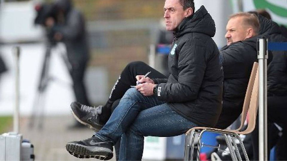 Schwierige Zeiten für Dieter Märkle bei den Stuttgarter Kickers. Pressefoto Baumann