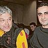 Trainer und Ex-Profi Taner Alpak mit Istanbuls Betreuer Ali Tercan (rechts).