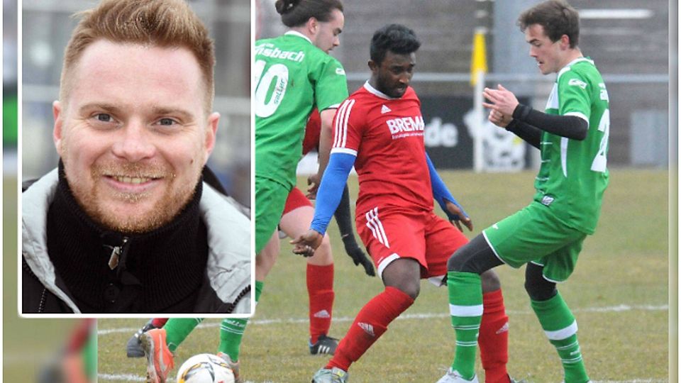 Die U19 des SC 04 Schwabach (rot) verlor beim Einstand ihres neuen Trainers Patrick Forde mit 2:4 gegen die SpVgg Ansbach. F: Schmitt