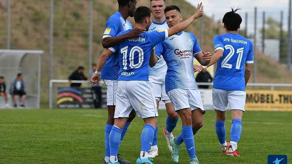 Der VfB Ginsheim verabschiedet sich mit einem Sieg aus der Hessenliga.