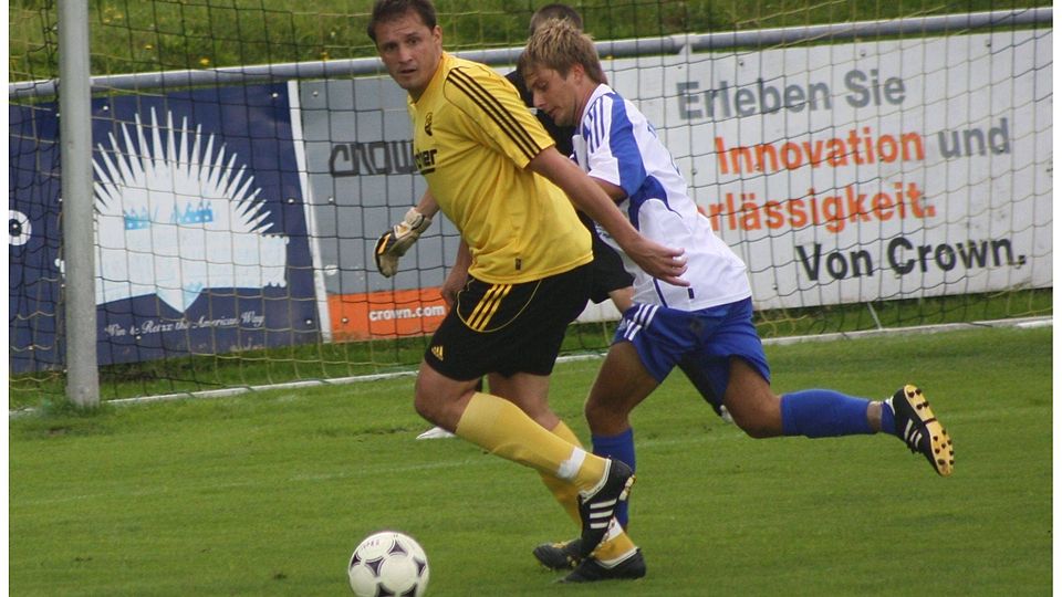 Michael Hoffmann (li.) ist neuer Spielertrainer des SV Arnbruck  F: Dachauer