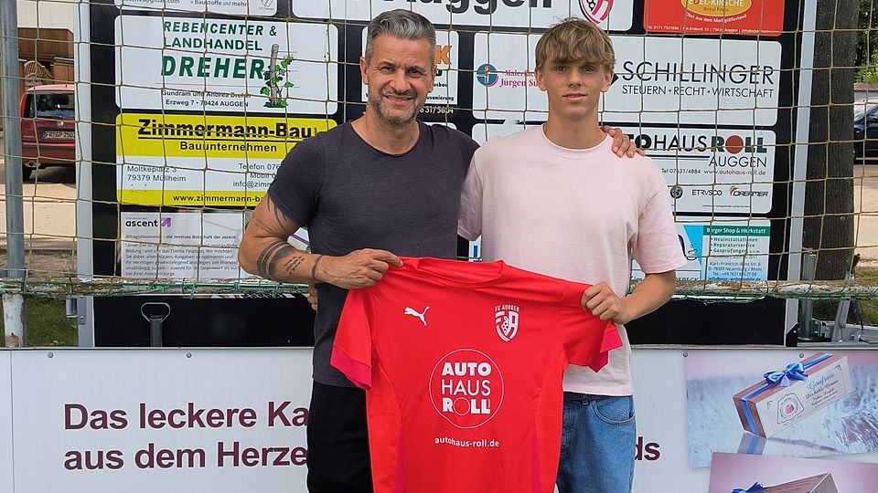 FCA-Trainer Marco Schneider und Zugang David Valchuk 