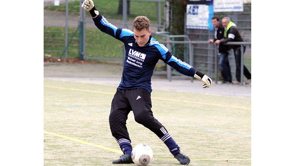 Abschlag Richtung Spitzengruppe? Robin Findeis und sein SV Niedernhausen treffen am Wochenende auf Watzenborn. Archivfoto: Rene Weiss