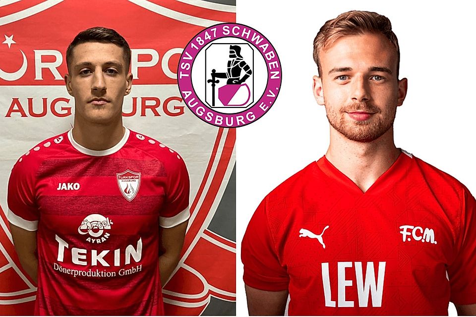 Odin Redier (li.) und Felix Schwarzholz verstärken den TSV Schwaben Augsburg. Odin Redier (li.) und Felix Schwarzholz verstärken den TSV Schwaben Augsburg.