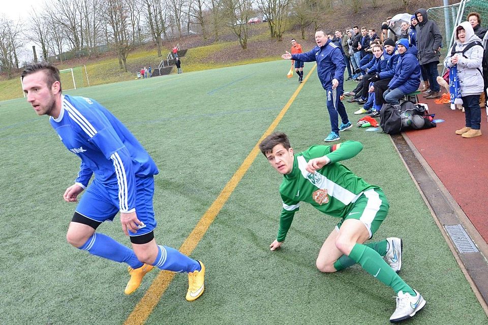 da darf man auch mal ungläubig drein schauen. Gegen Speyer verlor Marienborn mit 1:2. F: Boor