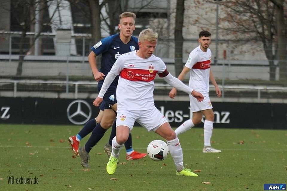 Die U19 des VfB Stuttgart um Kapitän Per Lockl empfängt im Halbfinale des DFB-Pokal den 1. FSV Mainz 05.