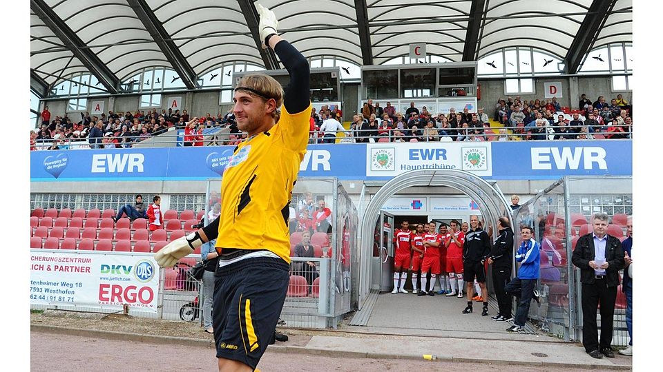 Der Held des Abends: SC Idar-Schlussmann Nico Adami. Archivfoto: photoagenten/Alessandro Balzarin