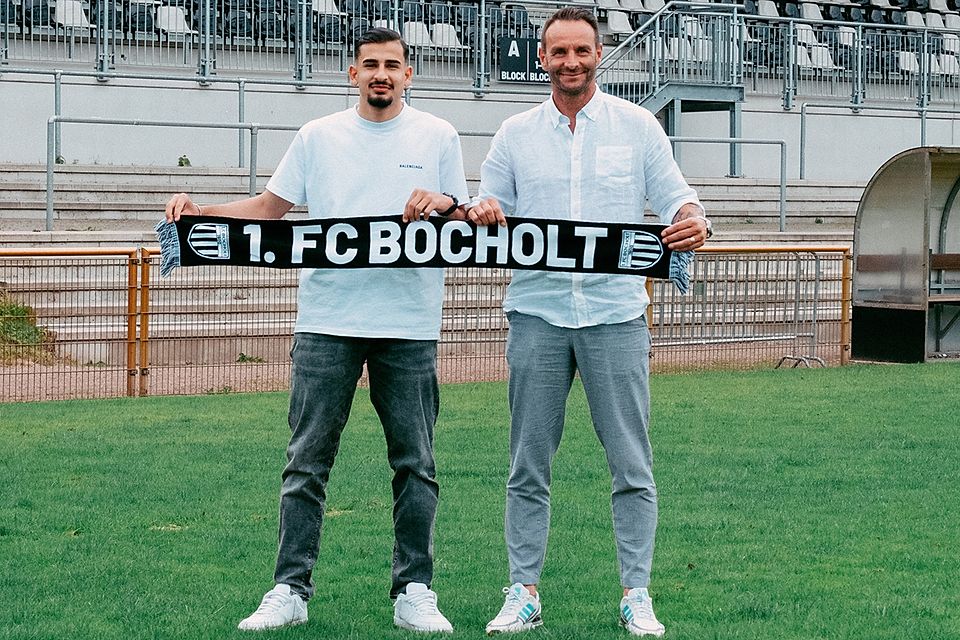  Ali Barak (l.) und Trainer Dietmar Hirsch.