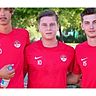 Ein Teil der jungen Verstärkung für die Kreisliga-Mannschaft des SCBV (v.l.): Carl Luis Tewes, Fabian Listl, Peter Anderle und Janis Holländer. jro