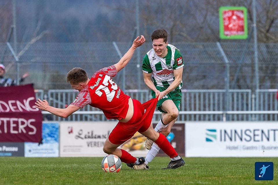Einsatz und Wille waren da, aber so richtig zu fassen bekamen Noel Tanzer (re.) und die Schaldinger die Gegner (anders wie es der Schnappschuss vermuten lässt) zuletzt nicht. Das soll sich in Ismaning wieder ändern.