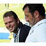 Man kennt sich beim TSV Babenhausen: Der künftige Trainer Bernd Scherer (links) und der aktuelle Coach Karl Ernle.  F.: Lothar Singer
