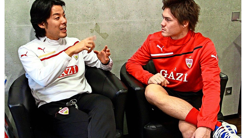 Takashi Kawagishi - Hier noch im Dress seines ehemaligen Arbeitgebers. Foto: Pressefoto Baumann