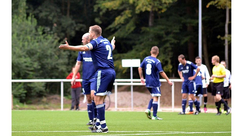 Routinier David Richter (Nr.2) wurde in die "Elf der Hinrunde" gewählt   F: Schulze