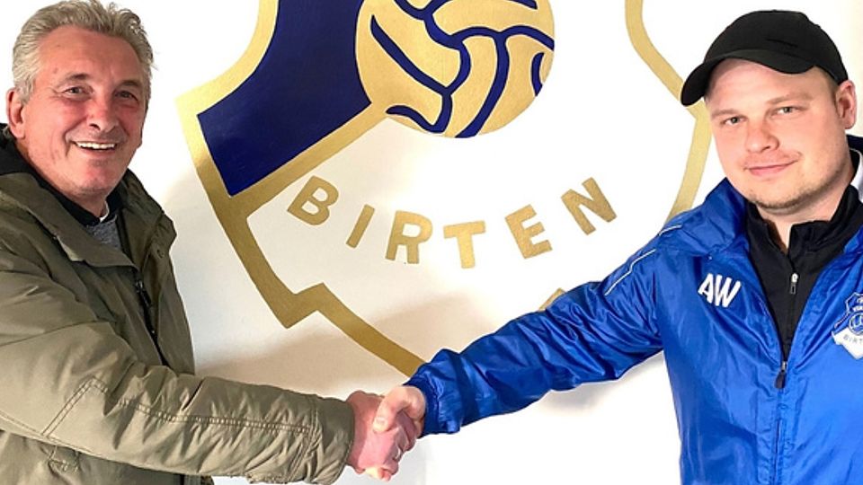 Verfolgen die gleichen Ziele bei Viktoria Birten: Der Sportliche Leiter, Uwe Schmidtke (l.), und B-Liga-Trainer Alexander Wisniewski. 
