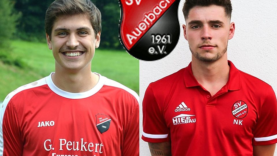 Matthias Müller (li.) und Nico Kellermann suchen beim SV Auerbach neue sportliche Herausforderungen 