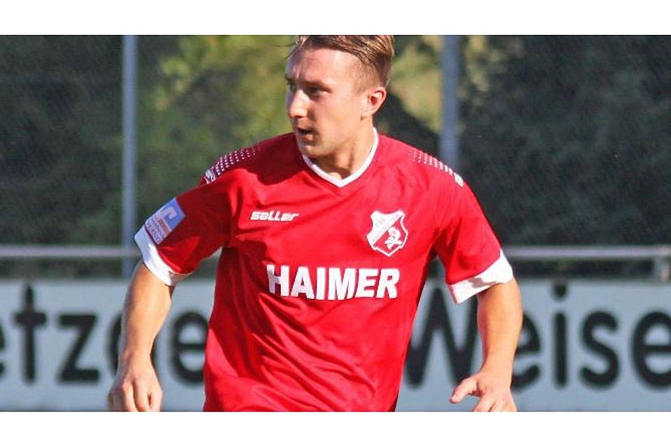 Johannes Raber kehrt gegen den SC Olching in den Kader des TSV Aindling zurück.  Foto: Michael Eberle