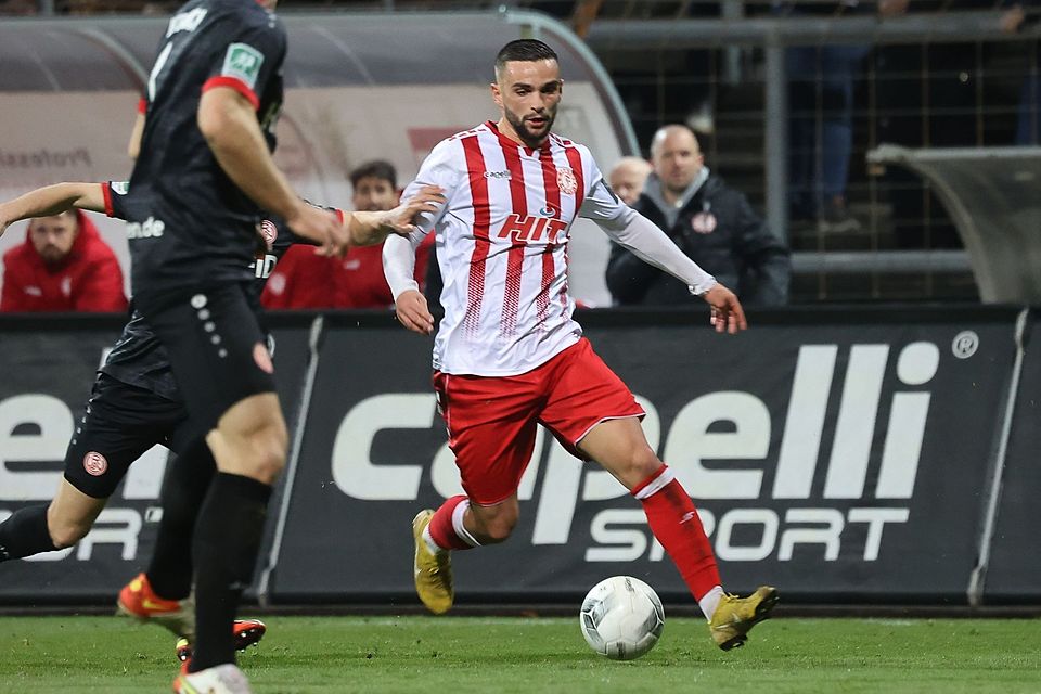 Leon Demaj, hier im Trikot von Fortuna Köln, kennt die Regionalliga West bestens.