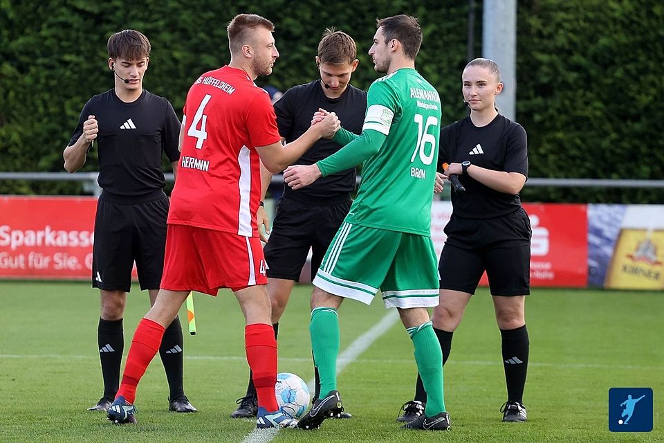 Alemannias Kapitän Daniel Braun (grünes Trikot) kämpfte unter der Woche mit muskulären Problemen.