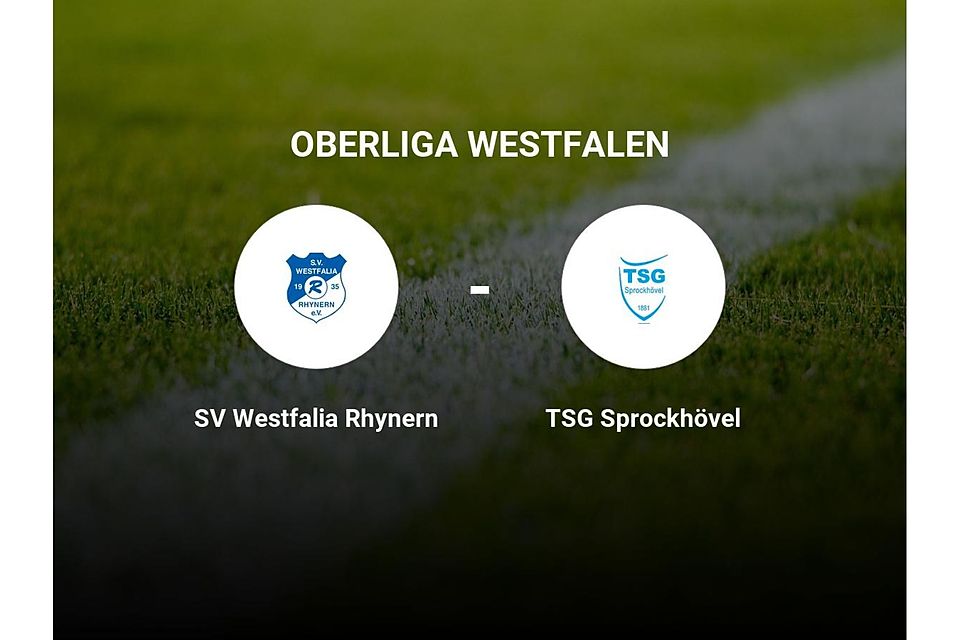 SV Westfalia Rhynern gegen TSG Sprockhövel