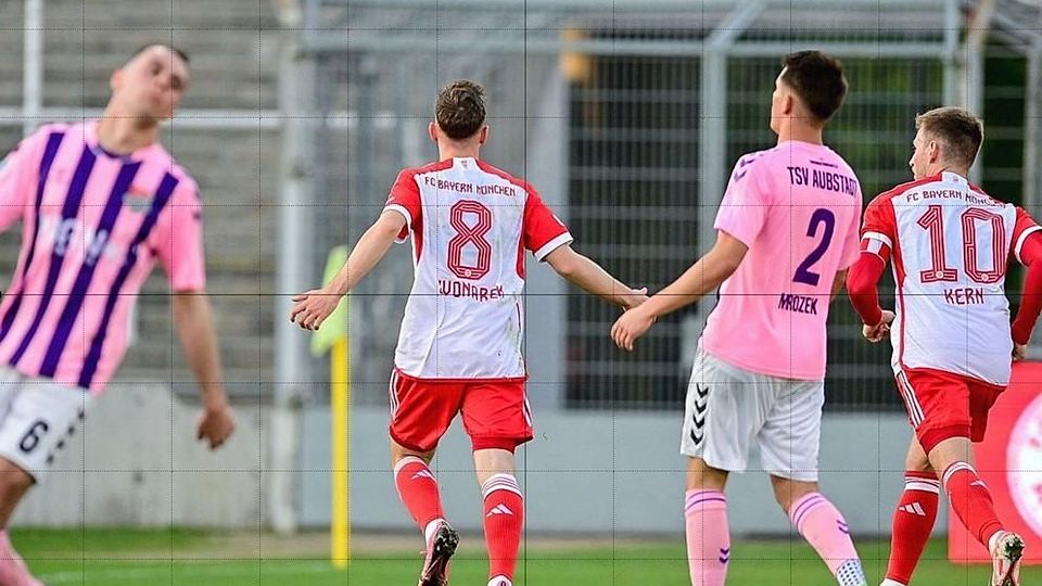 Konnten wieder jubeln: Die U23 des FC Bayern siegte in Ansbach mit 2:0.