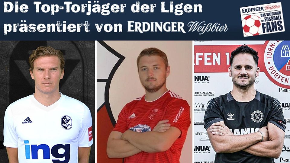 Michael Hauser (m.) führt das ERDINGER-Ranking vor Sebastian Spinner (l.) und Gerhard Thalmaier (r.) an.