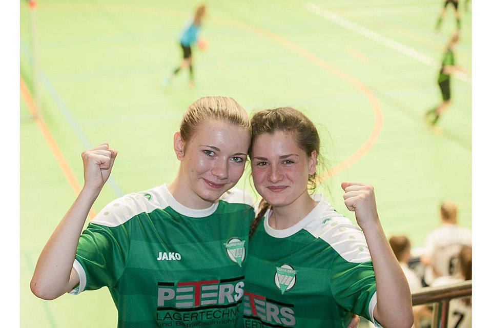 Starkes Stürmer-Duo des VfL Herrenberg: Leonie Kopp (links) und Celine Philipp trafen jeweils einmal gegen Rottweil Foto (Archiv): Schmidt