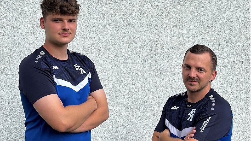 Stehen seit Vorbereitungsbeginn auf der Kommandobrücke des FC Altrandsberg: Chefanweiser Johann Holzapfel (rechts) und Co-Trainer Benedikt Friedrich.