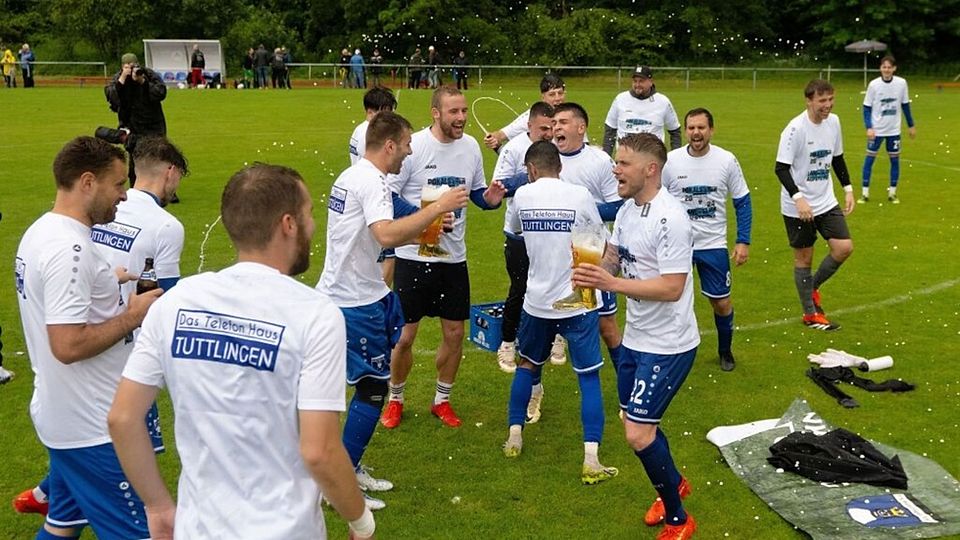 Auf den Aufstieg des FV Möhringen folgte eine große Feier beim naheliegend stattfindenden Southside-Festival. 