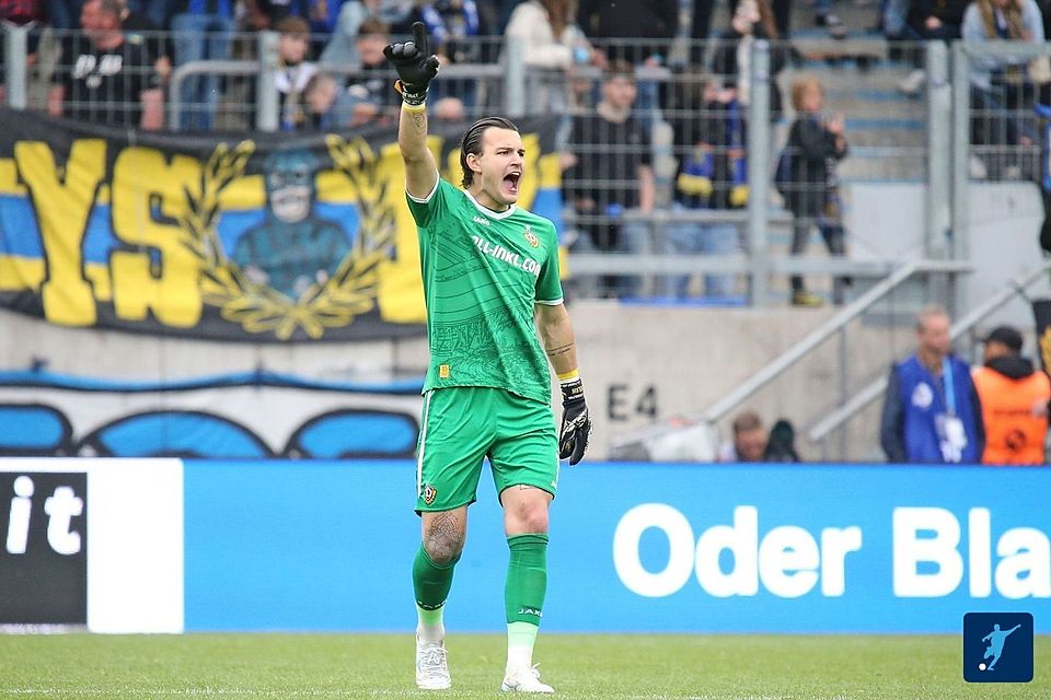 Siegergeste? Tim Schreiber holte mit Dresden die Tabellenspitze zurück. 