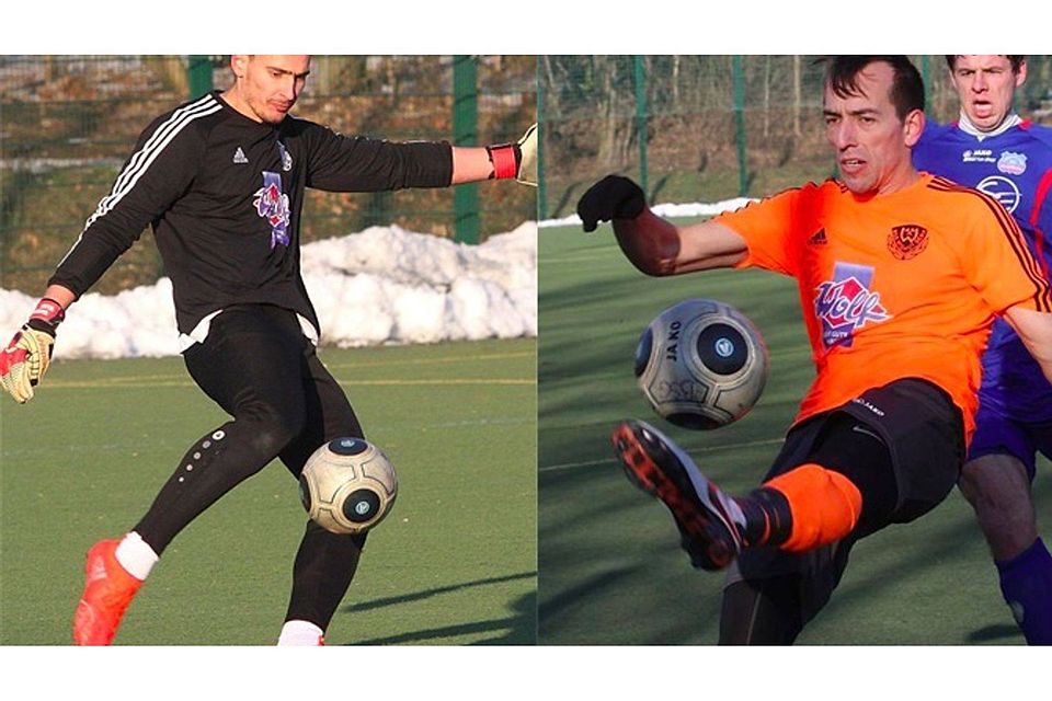 Ab der Rückrunde werden Sabri Vaizov und Stanko Cvitkovic das orangefarbene Trikot der BSG Wismut Gera tragen. © BP Fotografie