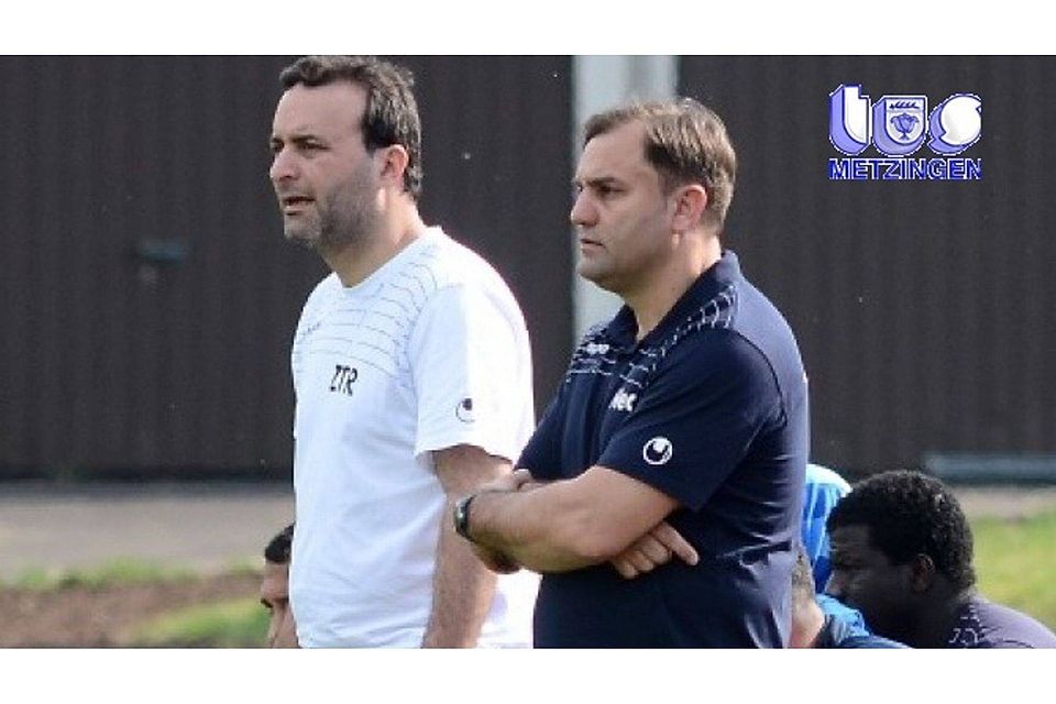 Ex-TuS-Coach Zizino Teixeira-Rebelo  (links) und sein Nachfolger Necmettiin Inan. F: Eibner