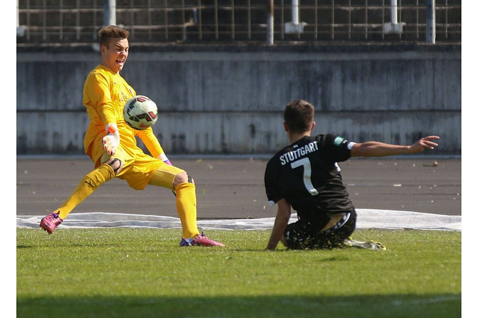 VfB-Stürmer Adrian Grbic erzielte gegen die Spvgg Greuther Fürth seinen 14. Saisontreffer. F: Krieger VfB-Stürmer Adrian Grbic erzielte gegen die Spvgg Greuther Fürth seinen 14. Saisontreffer. F: Krieger
