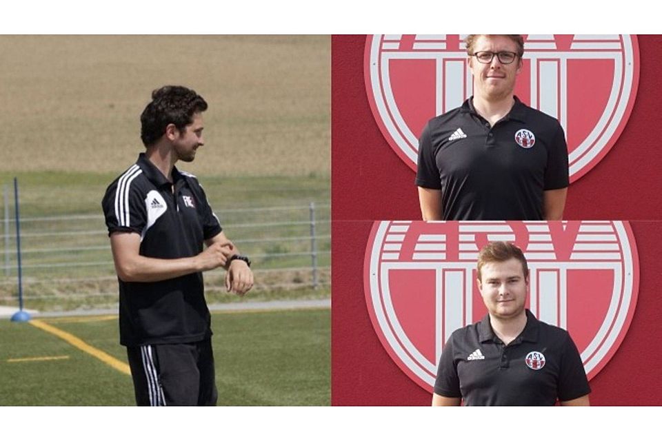 Andreas Klebl (li.) trainiert zusammen mit Christian Hechtl (re. oben) und Michael Treml (re. unten) die U15 Bayernligamannschaft des ASV Cham.