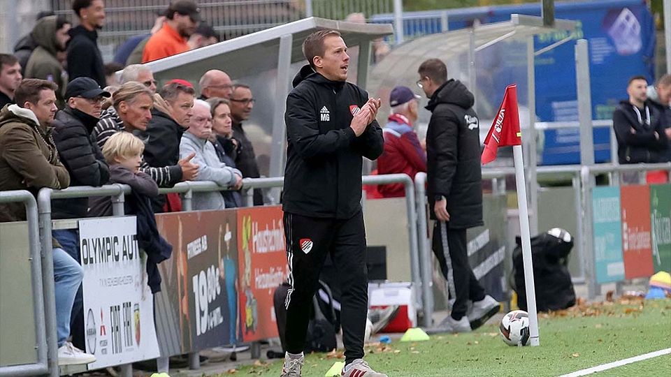 Neutrainer Martin Genz (Kaltenkirchener TS) darf mit dem bisher Erreichten mehr als zufrieden sein beim Aufsteiger