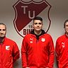 Von links: Chefcoach Manuel Schwarz, der neue Co-Trainer Dominik Rakus und Sportchef Tobias Jehle | Foto: TuS Binzen