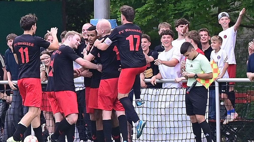 Wannsee ist fast aufgestiegen