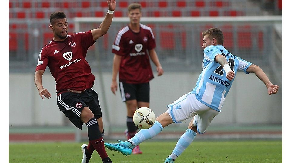 Ein neuer Sané im Trikot des 1. FC Nürnberg: Nach Papa Souleymane spielt nun Sohn Kim beim Club. F: Zink